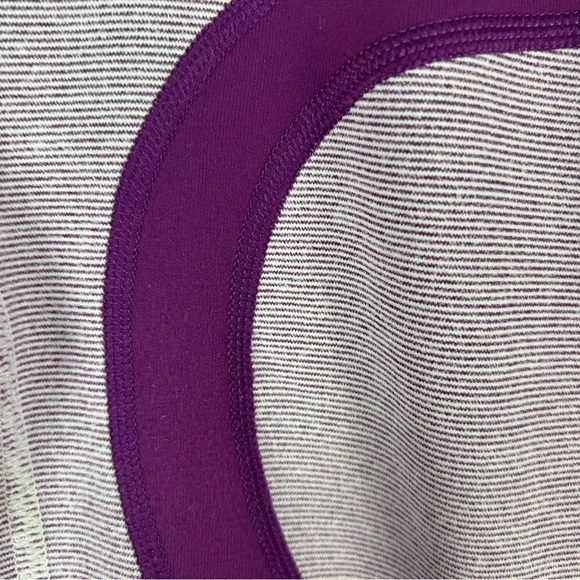 Lululemon Athletica Dewberry Microstripe in Stride Full Zip Jacket Size 4 - Picture 9 of 11